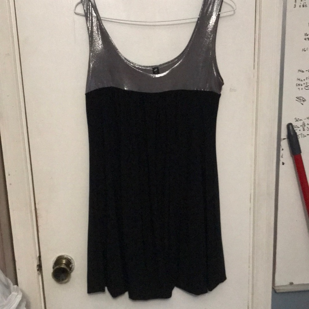 Black and Silver Dress